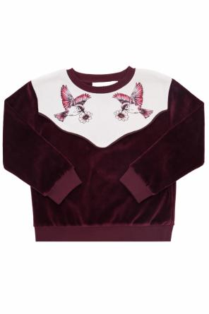 Printed velvet sweatshirt, zdjęcie 1 Printed velvet sweatshirt od Stella McCartney Kids